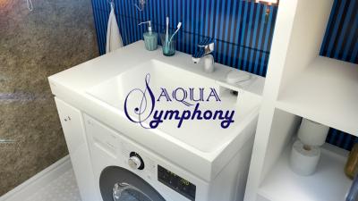 Раковина над стиральной машиной Aqua Symphony Jazz 80R
