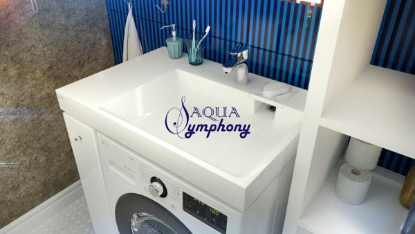 Раковина над стиральной машиной Aqua Symphony Jazz 80R